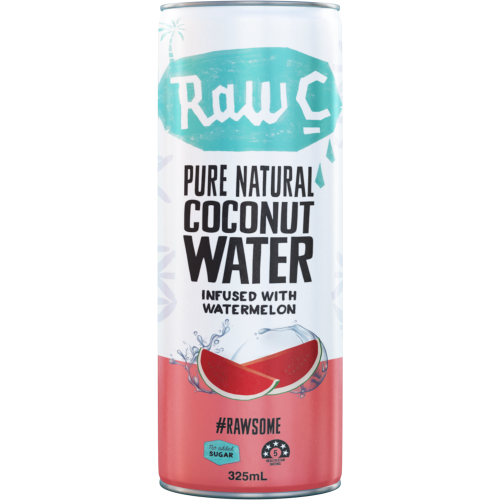 Raw C Coconut Water Watermelon 325ml